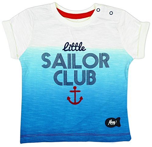 Boys Baby Toddler Little Sailor Club Anchor T-Shirt Top sizes from Newborn to 24 Months