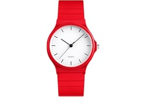 OSTAN Orologio analogico al quarzo unisex, cinturino in silicone, sportivo