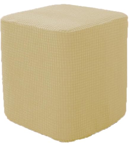 Protection Coussin Antidérapante Housse Coussin Tabouret ZALATI - Carrée 30-34cm Antidérapante Gris Lavable Housse Siège Bar Extensible