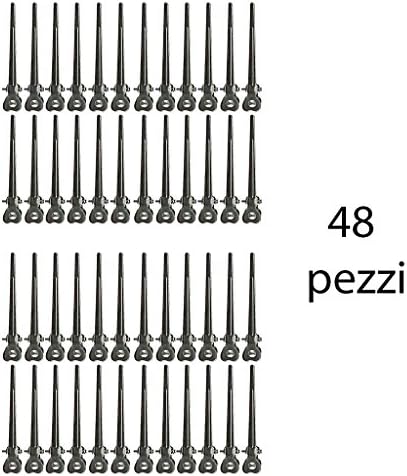 COSE DI DONNA® Metal bird beak hairpin, alligator clips 24 pcs Bathroom Accessories Rollers and accessories Metal