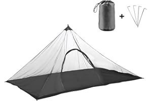 CNANRNANC Mesh Camping Tent With Carry Bag Water Resistant Outdoor Mesh Tent Net(bottom not included)