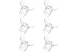 GOCROWEEN 6Pcs Breast Pump Flange Insert 14mm Compatible with Momcozy/Spectra/Medela/eufy/Elvie/Lansinoh/Paruu P10 Breast Pump, Fit for Momcozy M5/M9/M6/V2 Pro/V2 pro/S12 Pro/eufy E10 S1 S1 Pro, 24mm Flange