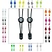 Produktbild Funny Tree® Speed-Locks. Elastische Schnürsenkel mit Schnellverschluss. Reflektierende Gummi-Schuh-Bänder | Optimaler Komfort und Druckverteilung | Hohe Sicherheit | Schnellschnürsystem | Lock Laces (schwarz)