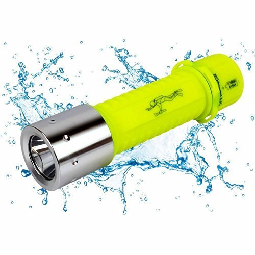 OxyLED DF20 CREE LED Tauchen Taschenlampe mit Batterie und Ladegerät, 500 LM, Unterwasser Taschenlampe Wasserdicht - 2