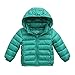 Marc janie Unisex-Baby Down Jacket Hooded Coat 66CM Forest Green