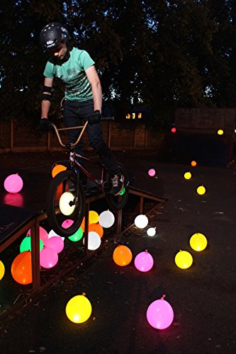 Illooms 34158 – Ballons mit LED Licht Mix, 10er Pack, bunt - 9