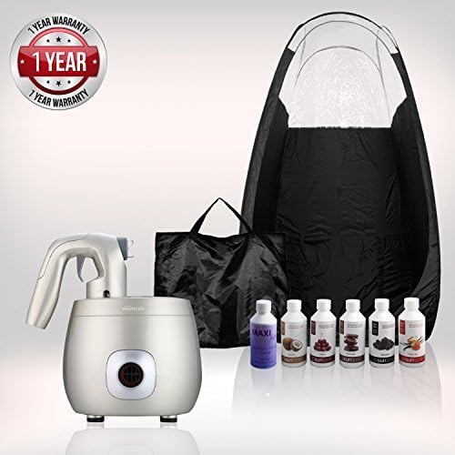 Tanning Essentials Pro V Glam 'Champagne Gold' Complete Tanning Kit - With Black Tent & FREE Suntana Tan