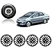 Auto Pearl-Premium Quality Car Full Black Wheel Cover Caps Black 14 inches Press Type Fitting For - Honda City Zx RS.1649.00