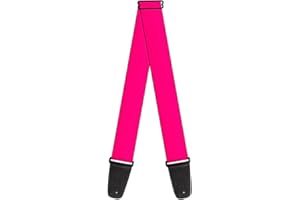 Buckle-Down GS-W31415 Gitarrengurt, Neon-Pink, 2" Wide - 29-54" Length