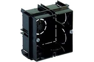 RASMACOR Confezione da 20 scatole da incasso elettriche da parete | Scatole elettriche meccanismo da incasso | Scatole elettriche da incasso | 65X65X40 | Universale