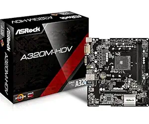 ASRock A320M-HDV R4.0 Motherboard BIOS Updated for Ryzen 3rd Gen Processors with 4 SATA3, 1 Ultra M.2 (PCIe Gen3 x4 & SATA3)