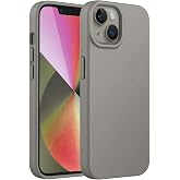 GGM GİYİM & AKSESUAR Apple iPhone 13/14 ile Uyumlu İ&ccedil;i Kadife Dışı Mat Yapıya Sahip Koruma Sağlayan Lansman Silikon Kılıf (Ta