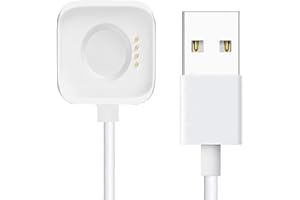 Compatible for OnePlus Watch 3 Charger, Blueshaweu USB Charging Cilp Dock Replacement Charging Compatible with OnePlus Watch 3, 2, 2R Smartwatch (White)