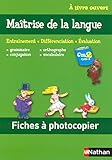 Image de maitrise de la langue fiches a photocopier