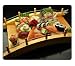 Produktbild Sushi Sashimi Tablett Brücke aus Holz Maus Pads Made, um, um Unterstützung bereit 9 7/20,3 cm (250 mm) X 7 7/20,3 cm (Verlaufsfilter) X 1/40,6 cm (2 mm) Hohe Qualität Umweltfreundlich Reinigungstuch mit Neopren Gummi luxlady Maus Pad Desktop Mousepad Laptop Mousepads bequem Computer Maus Matte niedlichen Gaming Maus Pad