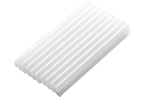 ULAWELLOR 20 Pz Colla a Caldo Bastoncini 11x200mm Stick Colla a Caldo 11mm per Pistola Colla a Caldo,Trasparente e Ad Asciugatura Rapida,per Fai da Te,Artigianato,Riparazione e Fissaggio