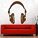 Produktbild Zaosan Musik Kopfhörer Wandtattoo Kopfhörer Rock Pop Wandaufkleber Musik Studio Lustige   Kunstwand Wohnkultur 56x69 cm
