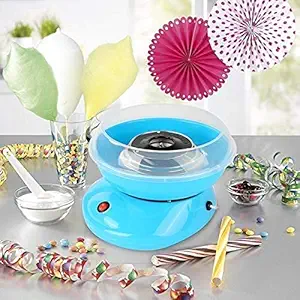 Jukmen Cotton Candy Maker Automatic Electric Fancy Mini Cotton Candy Machine Portable Electric DIY Sweet Cotton Candy Maker Candy Sugar Machine for Children Girl boy Gift Multi Color