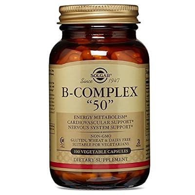 Solgar Formula Vitamin B-Complex "50" Vegetable Capsules - 100 Vegicaps