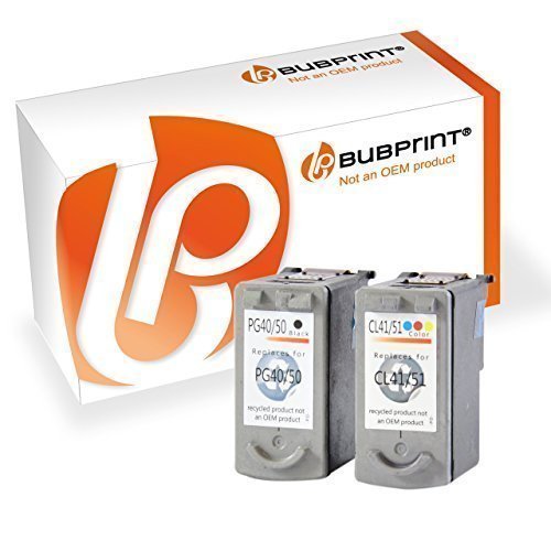 2 Druckerpatronen kompatibel für Canon PG-40 CL-41