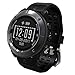 Produktbild UWear Multi-Sport Smart Uhren Wasserdicht GPS Wandern & Trail Running Sport Uhr mit Herzfrequenz Monitor / SOS / Kompass / Wetter / Barometer / und Höhenmesser für Wanderer (Eisen grau)
