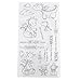 Produktbild HENGSONG Niedlich Tiere Transparent Silikon Stempel Set Clear Stamps DIY Album Craft Scrapbooking Papier Karten Dekoration (Dinosaurier)