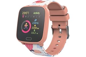 FOREVER Smartwatch IGO JW-100, ekran 1,3” 240x240 pikseli, Bluetooth 4.0, Maksymalny czas czuwania 7 dni, 28 g, Bateria litowo-jonowa 160 mAh, Czas ładowania 2 godziny, IP68, Aplikacja GoFit