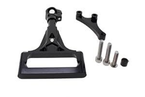 NICEDOLL Kit di supporto per staffa di montaggio CNC per Z1000 2003-2009, Z750 2003-2013 moto ammortizzatore di sterzo stabilizzatore nero