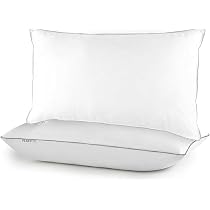 FluffCo Zen Kissen – Daunenersatz, 300 Fadendichte, Kingsize, Maschinenwaschbar