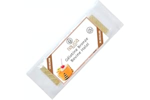 COSM'ETHICS Gélatine bovine en feuille x30 halal 150 bloom goût neutre