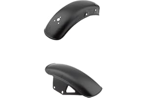 SGerste Edelstahl vorne + hinten Fender Schutzblech Kotflügel für Suzuki GN125/GN 250 schwarz