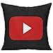 Produktbild YouTube Play Button Stilvolle Kopfkissen One Size