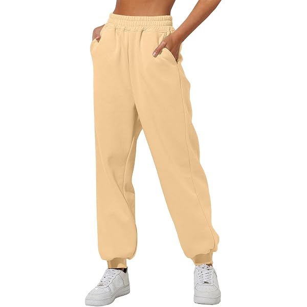 Pantalones De Chándal Mujer 2025 - Forro Polar, Cintura Alta, Pierna Ancha, Con Bolsillos, Ideales Para Yoga Y Diario