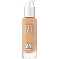 3INA MAKEUP - The 24h Foundation 639 - Dark nude yellow Foundation Yellow Undertone - 24H Waterproof Liquid Foundation Full Coverage - Matte Foundation for Flawless Skin - Vegan - Cruelty Free
