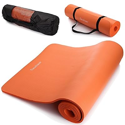 Readaeer Tapis de fitness yogini pour Gymnastique Yoga Pilates avec étui et sangle