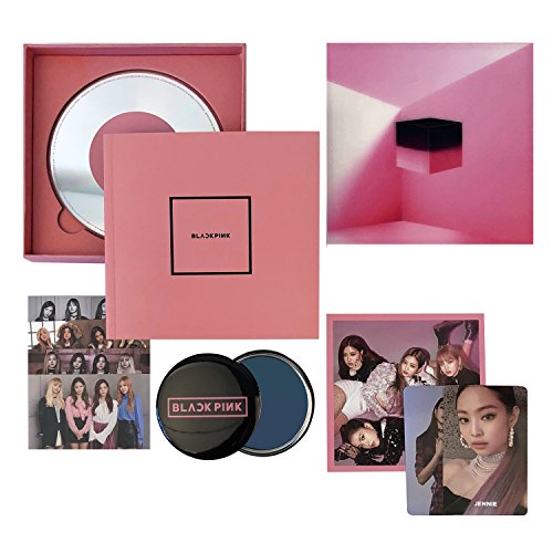 Preisvergleich Produktbild Square Up [ PINK Ver. ] - BLACKPINK 1st Mini Album CD + Photo Book + Lyrics Book + PostCard + PhotoCard + Official Poster + FREE GIFT / K-POP Sealed.