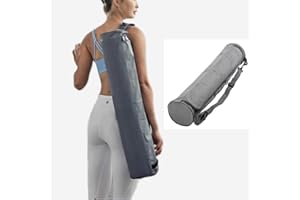 Dusenly Yoga Mat Bag - Portable Waterproof Carry Bag, Durable Water-resistant Oxford Cloth Canvas for Fitness Pilates, Shoulder Bag