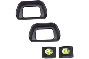 Visor Ocular Eyecup para Sony Alpha A6300 A6100 A6000 NEX-6 NEX-7 (2 Unidades), ULBTER FDA-EP10 Eyepiece Eye Cup Viewfinder Eyepiece