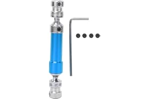 Tbest Wltoys 12428 Ersatzteile, Rc Hinterradantriebswelle Cvd Metall Rc Rear Drive Shaft Für Wltoys 12428 12423 1/12 Rc Car(Blau) Wltoys 12428
