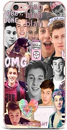 Singer Shawn Mendes iPhone 6 Plus Case Cute Face Shawn Mendes iPhone 6s Plus Back Cover Celebrity Pop Hiphop Music Artist iPhone 6+/6s+ Skin Protective Case Stylish Fashion Slim Soft TPU, Boys Girls