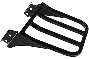HDBUBALUS Sissy Bar Porte-bagages pour moto Harley Sportster XL 04–17 Dyna 06–17 Softail 84–05 FLST FLSTC FLSTSC 06–17, noir