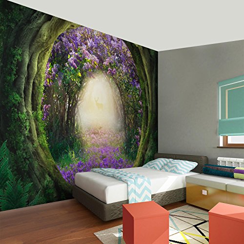 Fototapete Wald 352 x 250 cm – Vliestapete – Wandtapete – Vlies Phototapete – Wand – Wandbilder XXL – !!! 100% MADE IN GERMANY !!! Runa Tapete 9040011a - 5