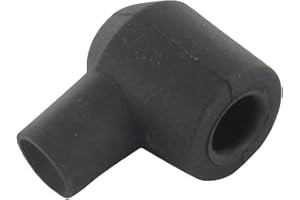 GREENSTAR - Antiparasite / Connecteur De Bougie D'Allumage - En Caoutchouc Standard - Avec Pointe À Visser - Pour Fil Ø 5mm