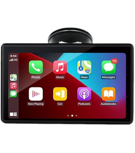 Pantalla para coche con Carplay y Android Auto inalámbrico Pantalla para coche con Carplay y Android Auto inalámbrico
