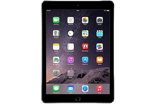 Apple iPad Air 2 24,6 cm (9,7") Tablette PC (processeur Arm, 3,5 GHz, RAM 2 Go, Mac OS, écran Tactile) 16 GB, WiFi / EU Version Gris (Reconditionné)