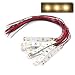 Produktbild Evemodel DD01WM 10 STK. 3-LED Hausbeleuchtung 5cm warmweiss mit Kabel 20cm 12-18 V
