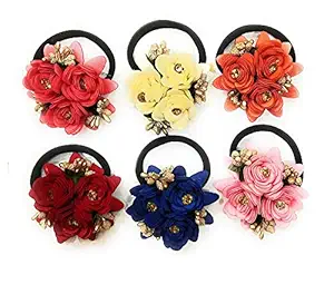 DLASSIETRENDS Hair Accessories Combo for Kids School Girl Baby Girl, Rubber Bands Easy to use in Styling Fashion Set