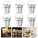 Produktbild ounona Mini Eimer Metall Bonboniere Hochzeit Etagere Süßigkeiten Mini Eimer Dekoration 6pcs 10.5 x 7,2 x 10,5 cm
