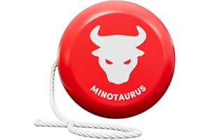 SYRAKOUS Mitoyoyo Minotaurus, Yo-Yo STEM in legno, Gioco Didattico e Collezionabile, Affronta il Labirinto, Sfida il Minotauro! Per bambine e bambini dai 6 Anni, Il Mostro del Labirinto di Creta