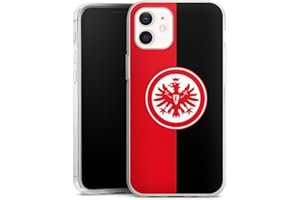 DeinDesign Silikon Hülle kompatibel mit Apple iPhone 12 Case transparent Handyhülle Eintracht Frankfurt Offizielles Lizenzprodukt SGE
